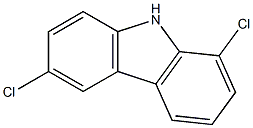 9H-Carbazole, 1,6-dichloro- 结构式