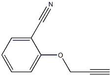 2-(丙-2-炔氧基)苄腈 结构式