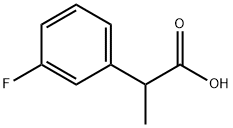 2-(3-氟苯基)丙酸 结构式