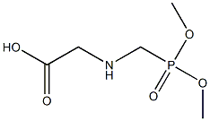 Glycine, N-[(dimethoxyphosphinyl)methyl]- 结构式