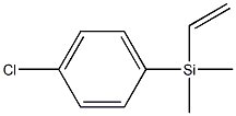 (4-氯-苯基)二甲基烯基硅 结构式