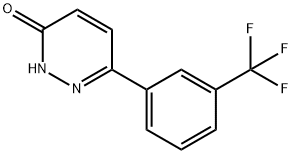 6-(3-(三氟甲基)苯基)哒嗪-3-醇 结构式