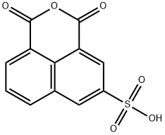 1,3-dioxo-1H,3H-benzo[de]isochromene-5-sulfonic acid 结构式