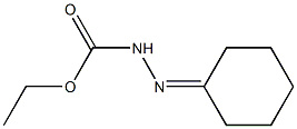 ethyl N-(cyclohexylideneamino)carbamate 结构式