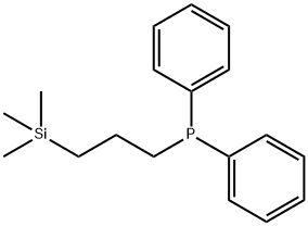 Phosphine, diphenyl[3-(trimethylsilyl)propyl]- 结构式