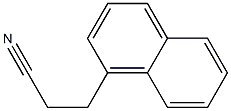 1-Naphthalenepropanenitrile 结构式