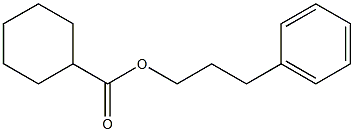 Cyclohexanecarboxylic acid, 3-phenylpropyl ester 结构式