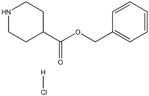 哌啶-4-羧酸苄酯盐酸盐 结构式