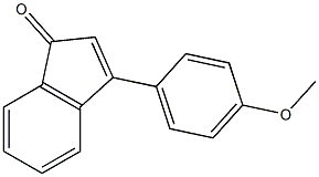 1H-Inden-1-one, 3-(4-methoxyphenyl)- 结构式