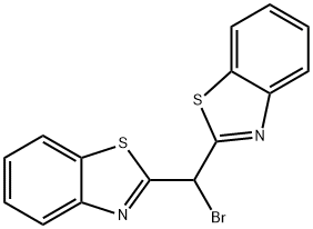 2-[1,3-benzothiazol-2-yl(bromo)methyl]-1,3-benzothiazole 结构式