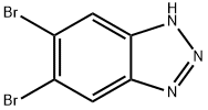 5,6-二溴苯并三氮唑 结构式