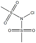 Methanesulfonamide, N-chloro-N-(methylsulfonyl)- 结构式