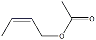 2-Buten-1-ol, acetate, (2Z)- 结构式