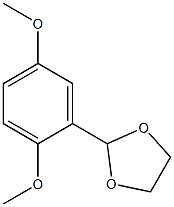 1,3-Dioxolane, 2-(2,5-dimethoxyphenyl)- 结构式