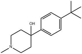 4-(4-(TERT-BUTYL)PHENYL)-1-METHYLPIPERIDIN-4-OL 结构式