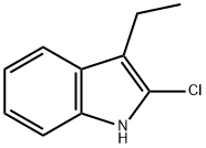 2-Chloro-3-ethyl-1H-indole 结构式