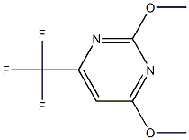 2,4-二甲氧基-6-(三氟甲基)嘧啶 结构式