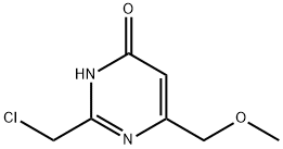 2-(CHLOROMETHYLENE)-6-(METHOXYMETHYL)-2,3-DIHYDROPYRIMIDIN-4(1H)-ONE 结构式