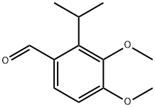 2-异丙基-3,4-二甲氧基苯甲醛 结构式