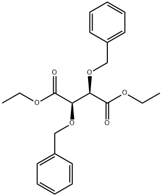 Diethyl 2,3-Bis(benzyloxy) Tartrate 结构式