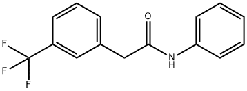 N-phenyl-2-[3-(trifluoromethyl)phenyl]acetamide 结构式