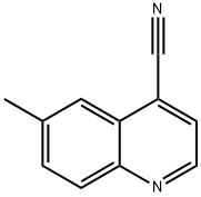 6-methylquinoline-4-carbonitrile 结构式