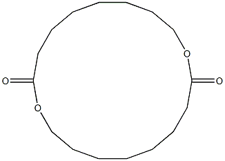 1,10-Dioxacyclooctadecane-2,11-dione 结构式