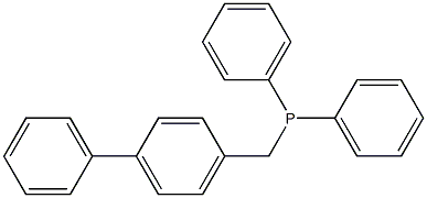 Phosphine, ([1,1'-biphenyl]-4-ylmethyl)diphenyl- 结构式
