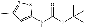 tert-Butyl 3-methylisothiazol-5-ylcarbamate 结构式