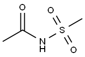 N- (甲磺酰基) 乙酰胺 结构式