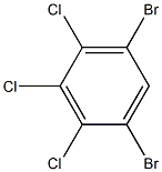 1,5-dibromo-2,3,4-trichlorobenzene 结构式