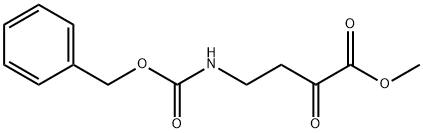 Butanoic acid, 2-oxo-4-[[(phenylmethoxy)carbonyl]amino]-, methyl ester 结构式