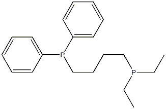 Phosphine, [4-(diethylphosphino)butyl]diphenyl- 结构式