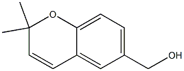(2,2-二甲基-2H-色烯-6-基)甲醇 结构式