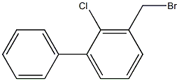 3-(溴甲基)-2-氯-1,1′-联苯 结构式