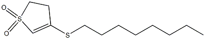 Thiophene, 2,3-dihydro-4-(octylthio)-, 1,1-dioxide 结构式