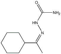 HYDRAZINECARBOXAMIDE, 2-(1-CYCLOHEXYLETHYLIDENE)- 结构式