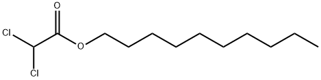 Acetic acid, dichloro-, decyl ester 结构式