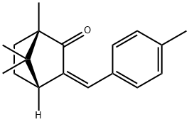 (1R,2Z,4S)-4,7,7-trimethyl-2-[(4-methylphenyl)methylidene]bicyclo[2.2.1]heptan-3-one 结构式