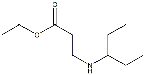 ethyl 3-[(pentan-3-yl)amino]propanoate 结构式