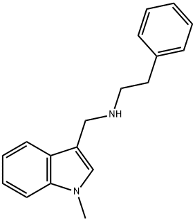 N-(1-(1H-INDOL-3-YL)ETHYL)-2-PHENYLETHANAMINE 结构式