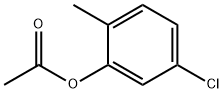 Phenol, 5-chloro-2-methyl-, acetate 结构式