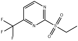 2-(乙基磺酰基)-4-(三氟甲基)嘧啶 结构式