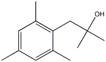 2-methyl-1-(2,4,6-trimethylphenyl)propan-2-ol 结构式