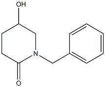 1-苄基-5-羟基哌啶-2-酮 结构式