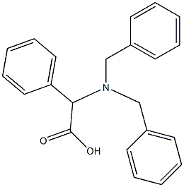 2-(Dibenzylamino)-2-phenylacetic acid 结构式