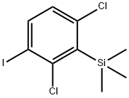 (2,6-dichloro-3-iodophenyl)-trimethylsilane 结构式