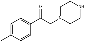 2-Piperazin-1-yl-1-p-tolyl-ethanone 结构式