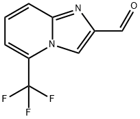 5-(三氟甲基)咪唑并[1,2-A]吡啶-2-甲醛 结构式