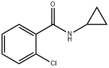 2-氯-N-环丙基苯甲酰胺 结构式